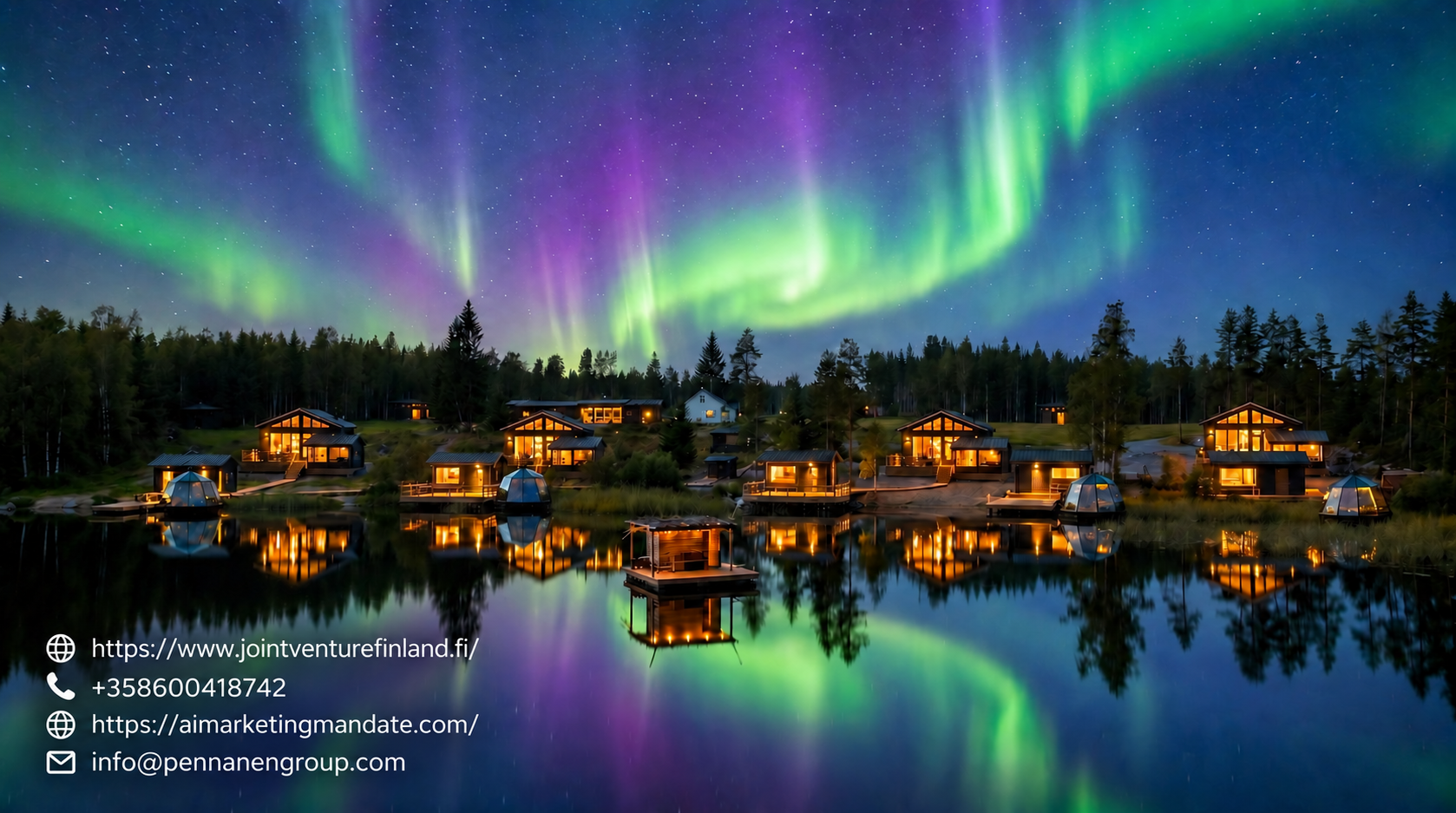 Lakeside villa village in Lieksa, North Karelia
